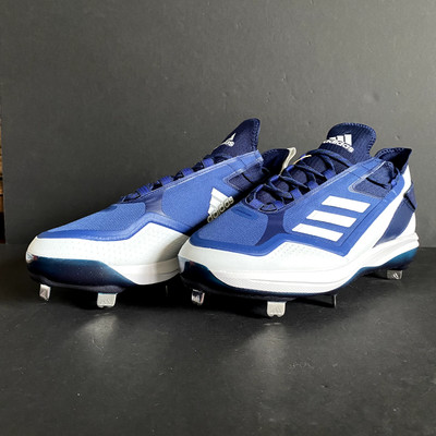 Adidas Icon 7 Boost Men's Size 13 Metal Baseball Cleats Navy Blue S23851