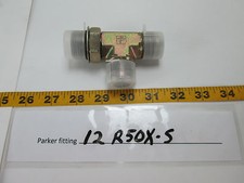 Genuine Parker Hannifin Hydraulic Fitting 12 R50X-S Straight Thread Run Tee S