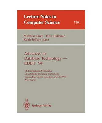 Advances in Database Technology - EDBT '94: 4th International Conference on Exte