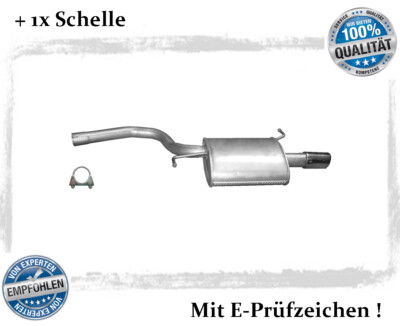 Endschalldämpfer Audi A4 (B6) 2.0 FSI 110KW Stufenheck, Avant Auspuff Schelle