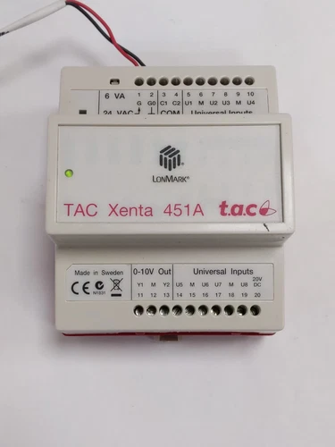 TAC Xenta 451A 0-073-0285-0 Ver 1.11 Universal Input and Analog Output Module