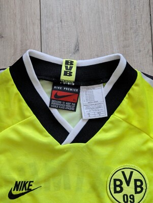 Nike Borussia Dortmund BVB 09 1995-96 Vintage Home Football Shirt