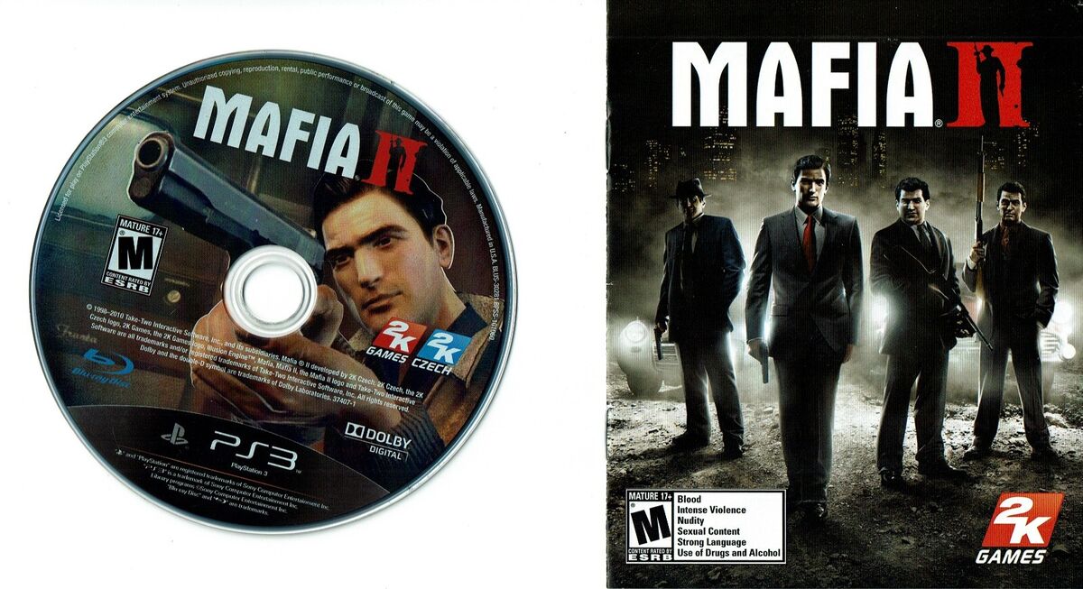 Mafia II 2 Sony PlayStation 3 PS3 Game Complete CIB & Tested w/ Map  710425374074 