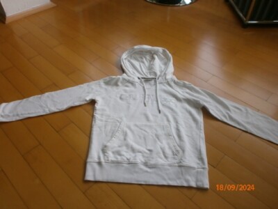 Designer Guru Damen Kapuzen Sweatshirt Hoodie weiß Gr. S M