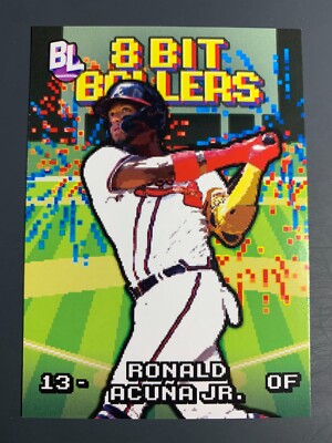 2023 Topps Big League 8 Bit Ballers Ronald Acuna Jr Atlanta Braves #8B-7