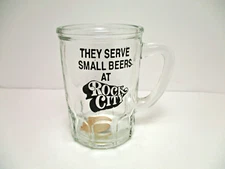 Rock City Extra Small Beer Mug "Small beers at Rock City" TN Glass Funny Cup