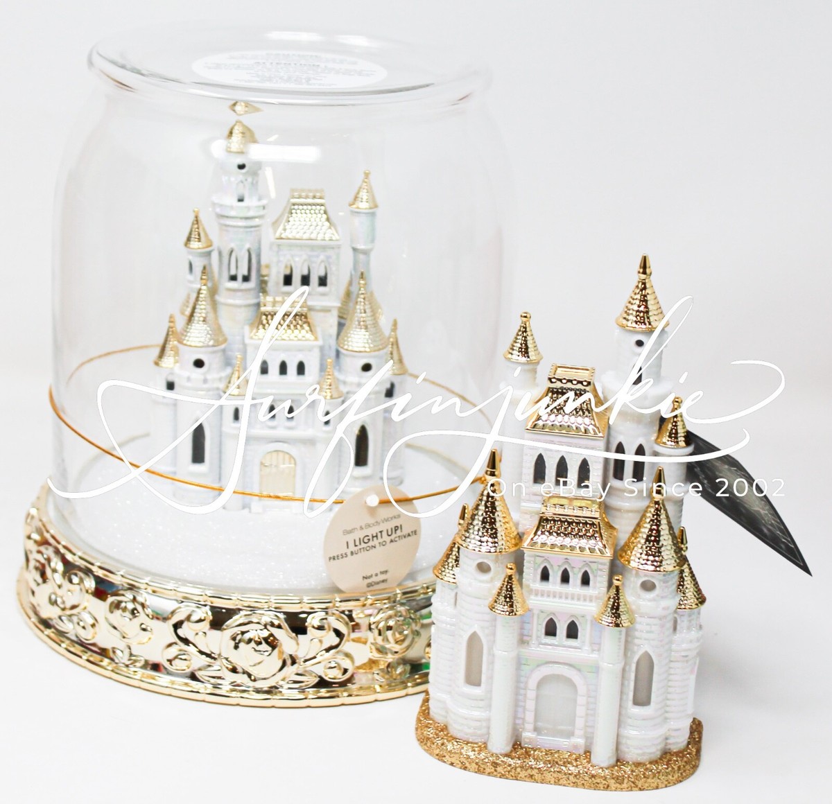 Bath & Body Works Disney Princess Castle Cloche Candle Holder