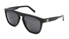 MCM Sunglasses Men's Plastic Pilot MCM650S 004 Black Black Visetos 57mm NEW 
