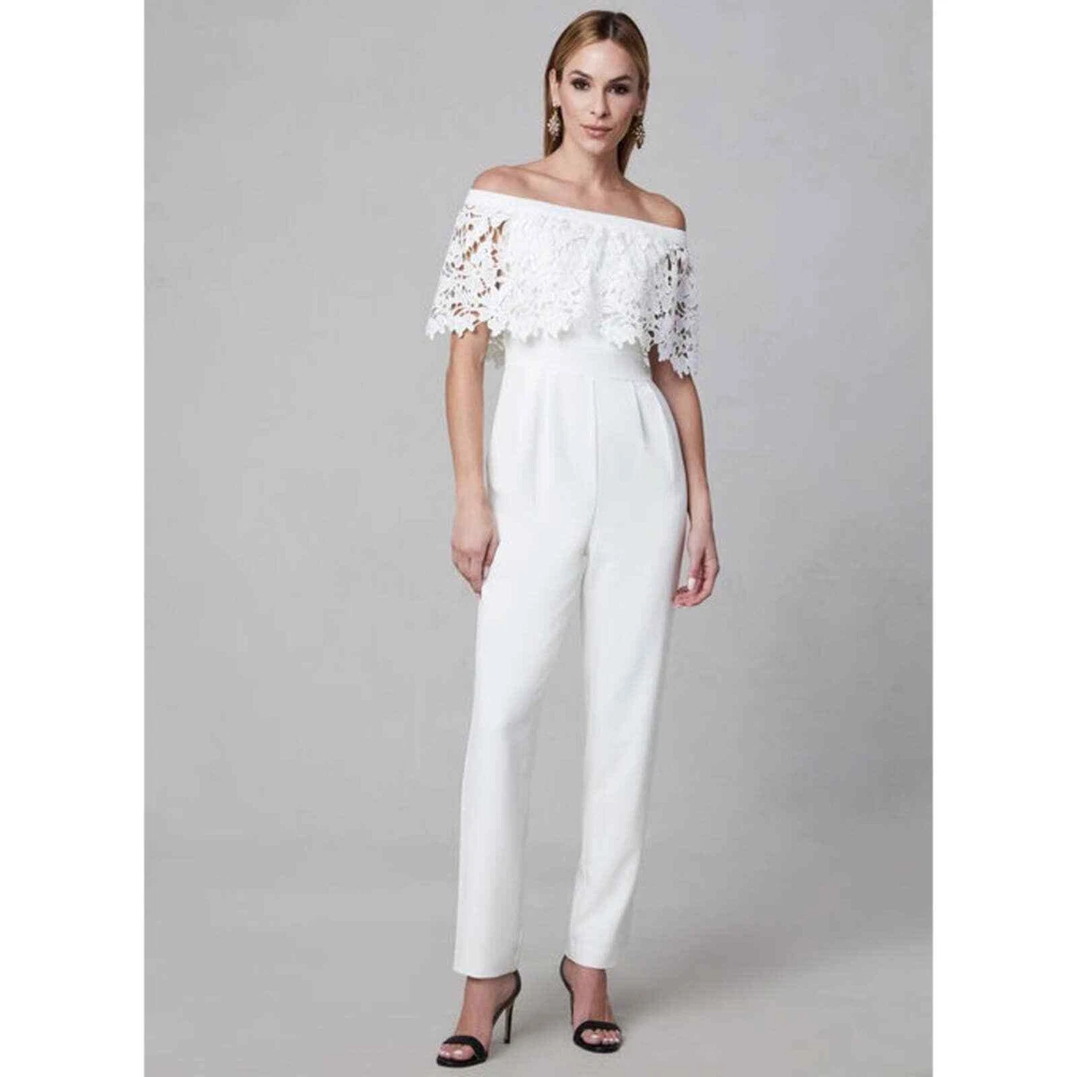 Eliza j off shoulder jumpsuit 2025