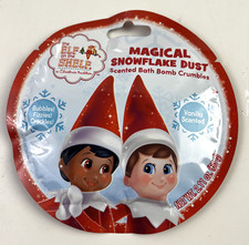 Elf On The Shelf Lot of 5  Magical Snowflake Dust Bath Bombs Vanilla Scented