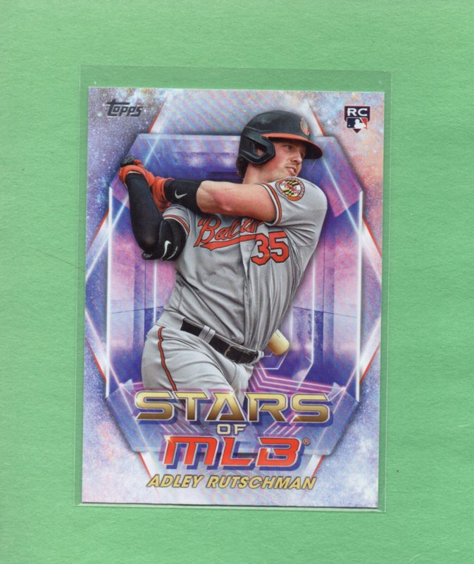 2023 Topps Series 1 Adley Rutschman ROOKIE Stars of MLB #SMLB-22 insert RC