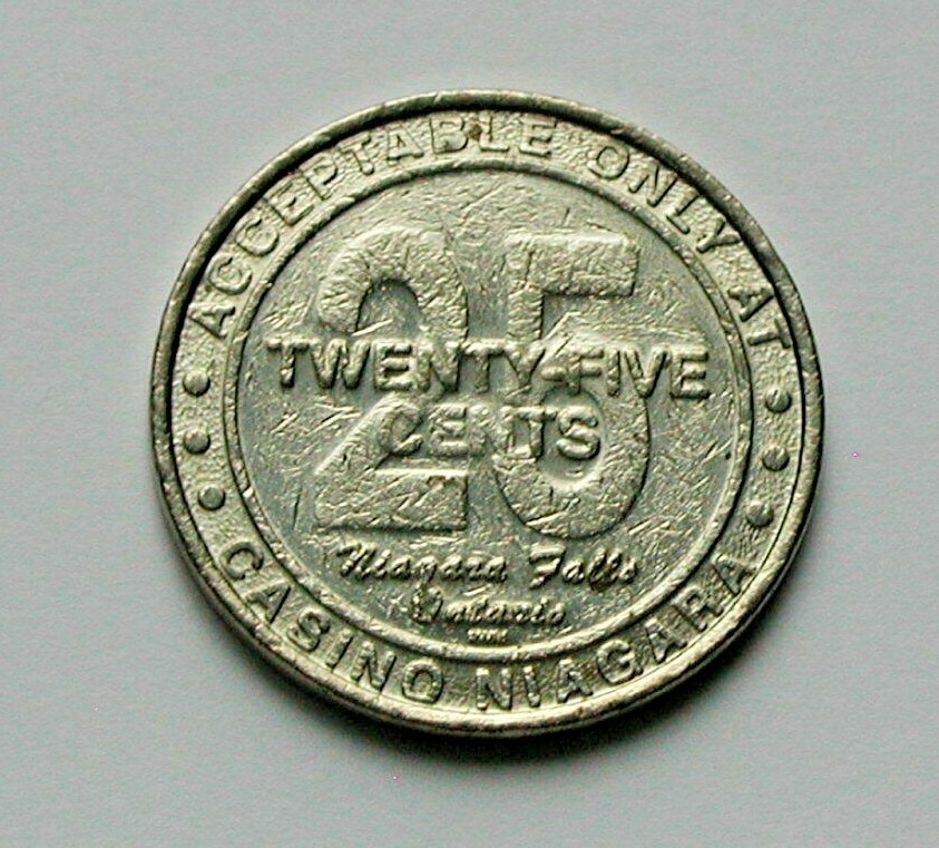 Casino Niagara (Ontario CANADA) 25 Cents Slot Machine Gaming Token eBay