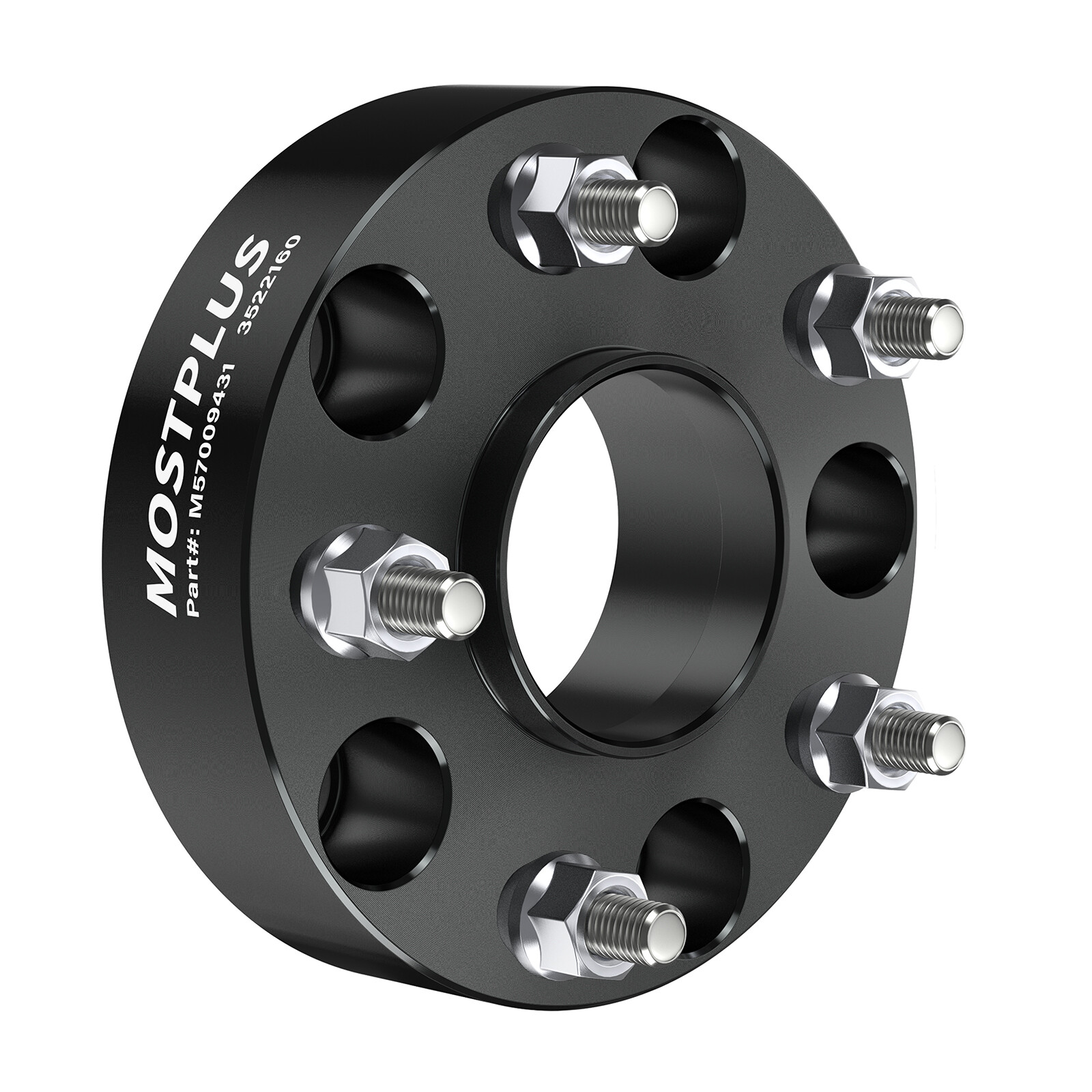 Set(4) 1.5" Hubcentric Wheel Spacer 5x5" For Jeep Wrangler JK Grand Cherokee WJ