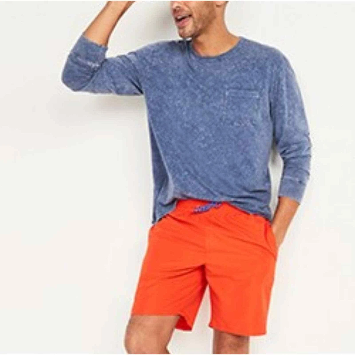 Old navy orange swim trunks Clearance