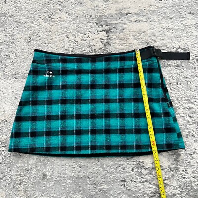 Women's Size US 6 EIDER Plaid Fleece Lined Wind Resistant Nunavut SKIRT Outdoor