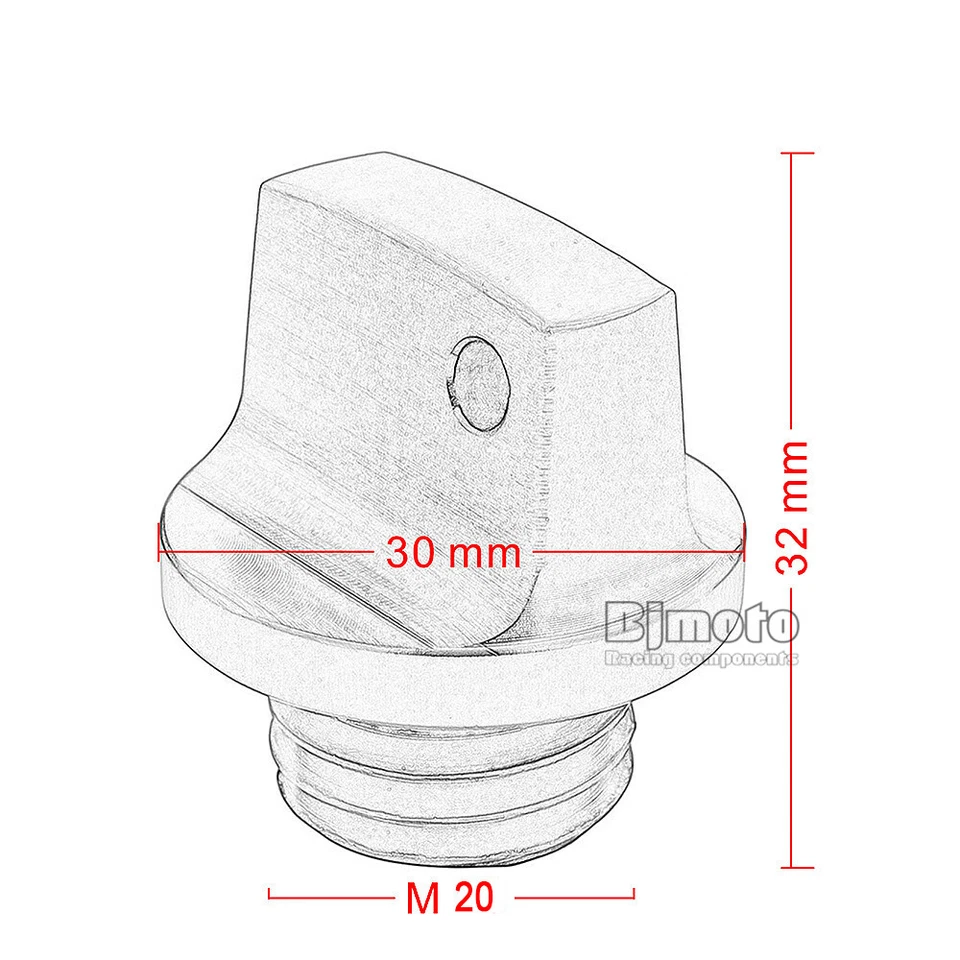 Engine Oil Filler Plug Screw For DUCATI Monster 1200 821 DIAVEL Multistrada 1200 Foto 3 de 4