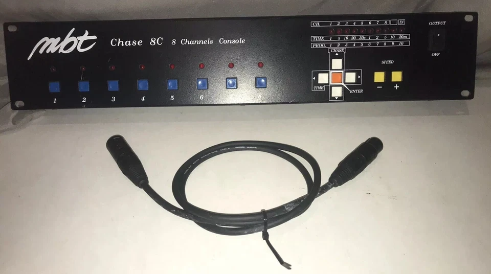 MBT Chase - 8 Channel Console w/ XLR Neutrik Microphone Cable - Image 2 of 4