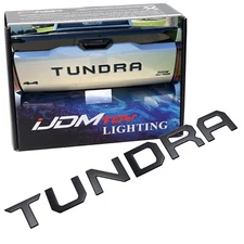 Matte Black Finish 3D Raised Tailgate Letter Pieces For 2022-up Toyota Tundra