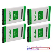 Kastar BL-4C Battery Replacement for Nokia 3108 5100 6066 6088 6100 6101 6102