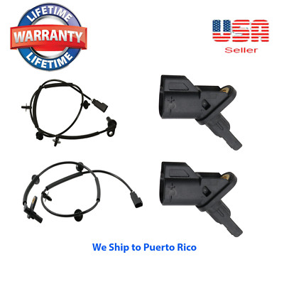 4 ABS Wheel Speed Sensor Front Rear Right & Left Fit Jaguar X-Type 2002-2008