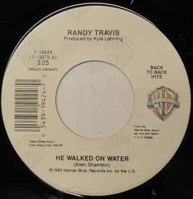 Randy Travis Hard Rock Bottom Of Your Heart Vinyl Single 7inch Warner