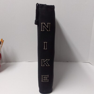Vintage Nike 3 Ring Binder Zipper School 90s Nineties Swoosh