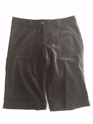 J.Crew City Fit Shorts Midnight Blue Fine Wale Corduroy Size 0 Almost Velvet
