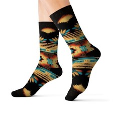 All Over Print Adult Socks Southwestern Navajo Pattern Aztec Native American