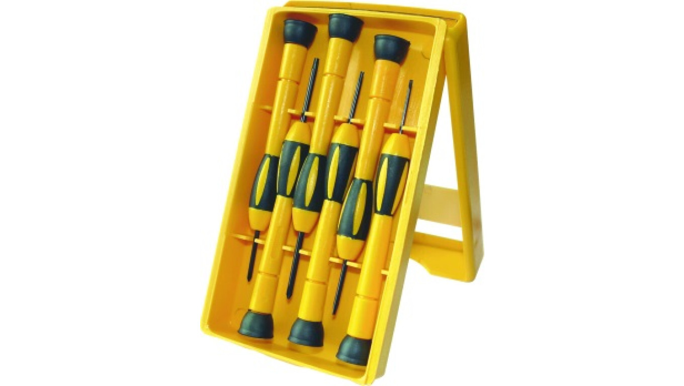 KPL. WATCHMAKER SCREWDRIVERS. 6 PCS(2X PH,2X,2XPL) MN-10-208 /T2UK