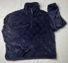 Jane and Bleecker Plushfill NAVY BLUE Women's Lounge top- Size XL
