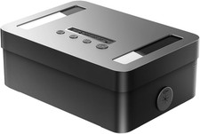 Metal Time Lock Storage Box, Phone Timed Locked Box with Timer, Electronic Locki