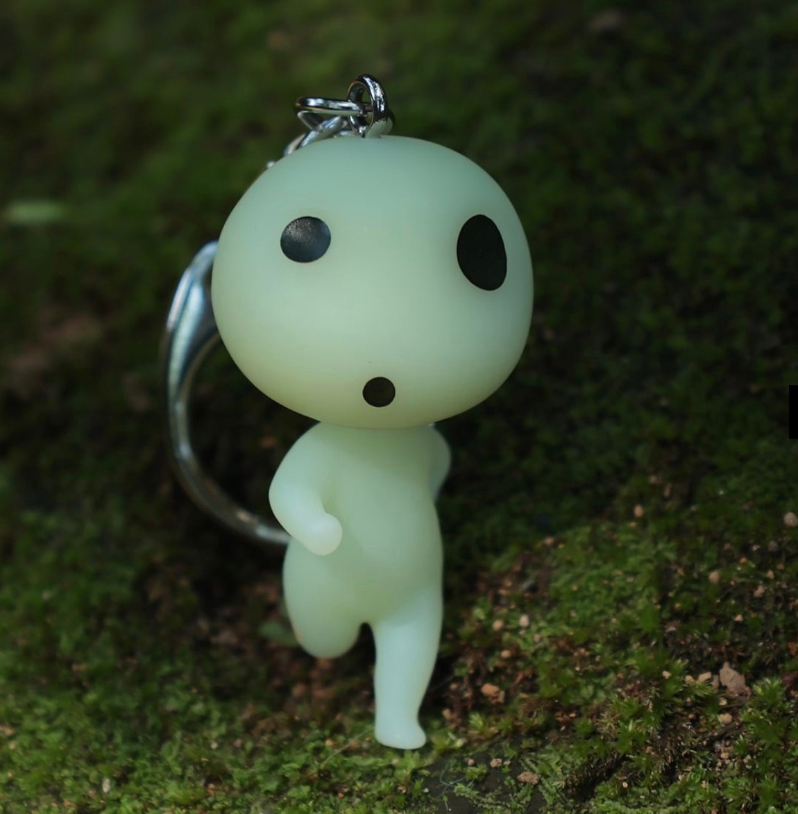 【当時物】【希少】princess mononoke stamp kodama Statue small and big Kodama - Princess Mononoke
