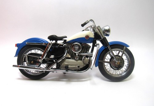 Franklin Mint HARLEY DAVIDSON 1957 XL SPORTSTER - BLUE #B11YU84 - Picture 3 of 11