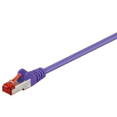 Wentronic CAT 6-100 SSTP PIMF VIOLETT 1m CAT 6 Netzwerk # 93536