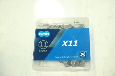 KMC X11 11 Speed Bicycle Chain Silver Black 118