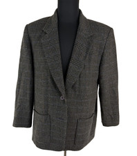 Vintage Pendleton Knockabouts Houndstooth Blazer Women's Large Fully Lined