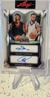 STEPHEN CURRY * ALLEN IVERSON 2025 LEAF METAL DUAL AUTO WHITE SPARKLE /7 SSP 🔥