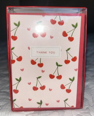 Thank You Cherry Note Cards