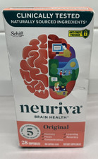 Schiff NEURIVA Original Brain Memory Health Supplement 28 Capsules EXP 06/2026 