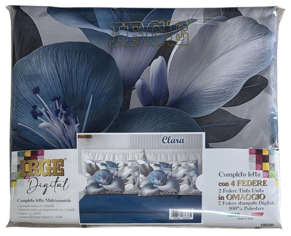 🛏️ Completo Letto Matrimoniale IRGE Digital con 4 Federe – Made in Italy - Immagine 4 di 4