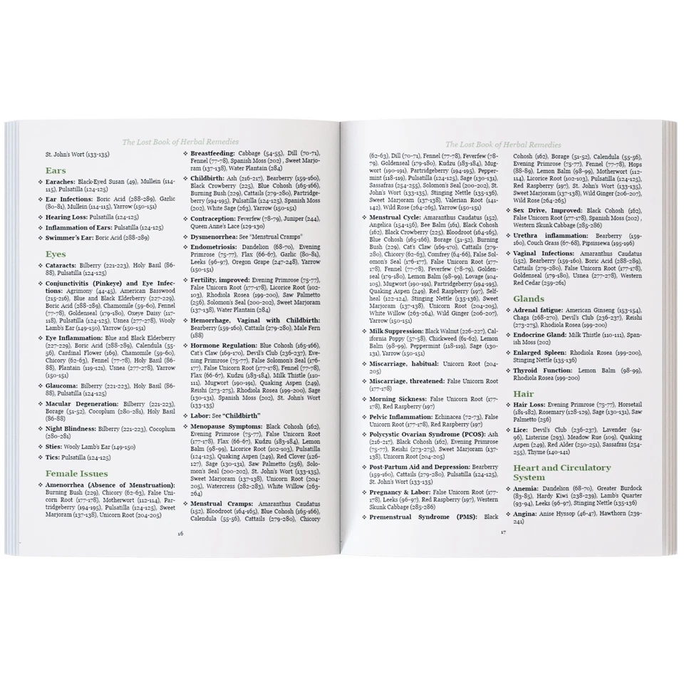 The Lost Book of Herbal Remedies (paperback with color pictures) — 第 3/4 张图片