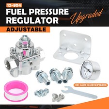 Adjustable Fuel Pressure Regulator 1-4 Psi W Gauge For Holley Edelbrock