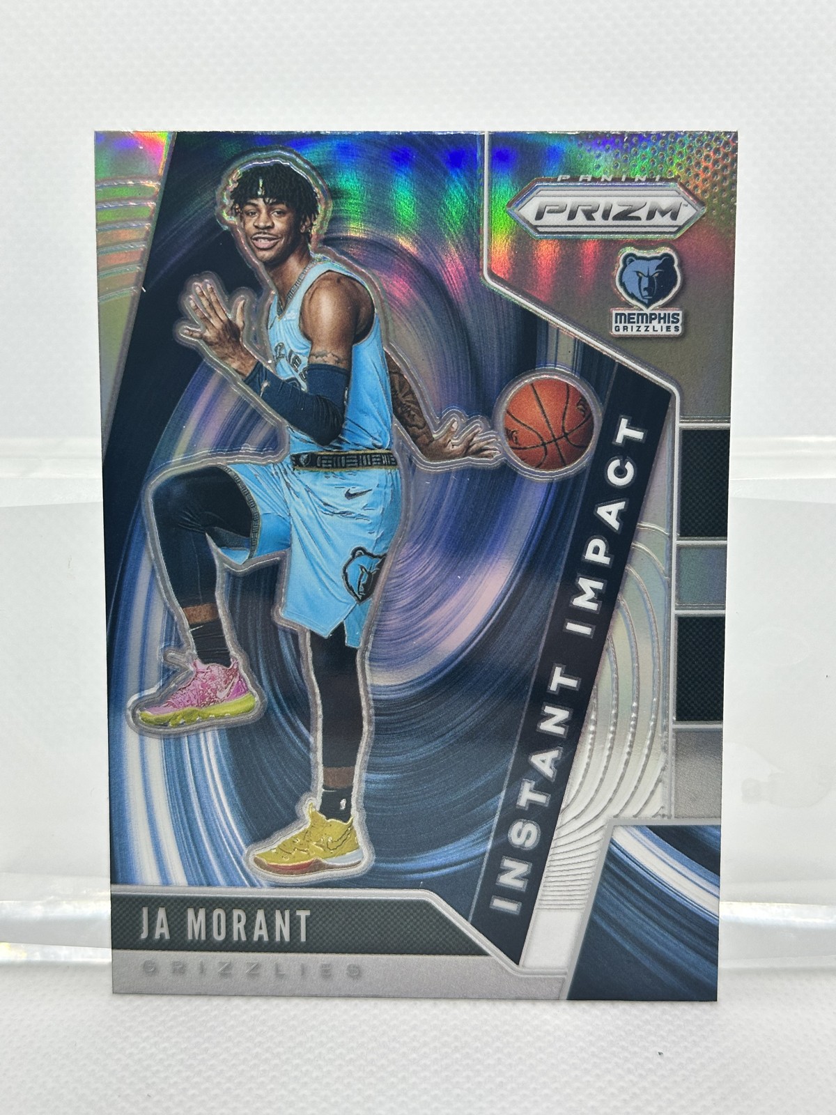 2019-20 Panini Prizm - Instant Impact Ja Morant #12 Silver Prizm (RC)