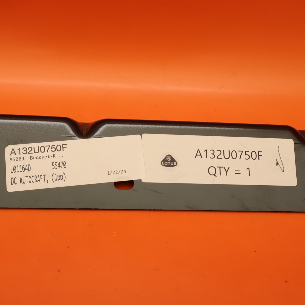 LOTUS EVORA REAR BUMPER BRACKET 2011-2018 2019 2020 2021 2022 A132U0750F OEM