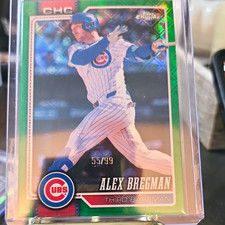 Topps Chrome Logofractor 2026 Alex Bregman Chicago Cubs #30 Serial Numbered /99