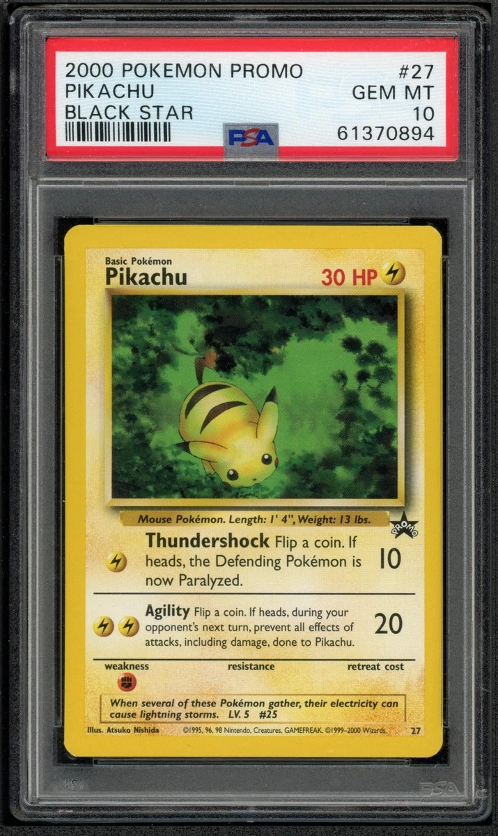 Pikachu Pokémon TCG Professional Sports Authenticator (PSA) Grade