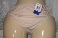 VTG NWT SZ 10 VANITY FAIR RARE NEUTRAL STRETCH HI-CUT SISSY PANTIES 13898 