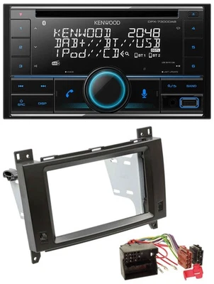 Kenwood CD 2DIN DAB USB MP3 Bluetooth Autoradio für Mercedes B- A-Klasse 04-12 s - Bild 1 von 4