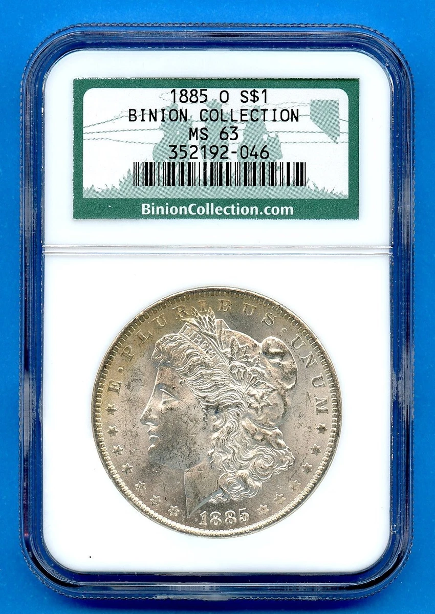 NGC Grade MS 63 1885 Year Morgan US Dollars (1878-1921) for sale
