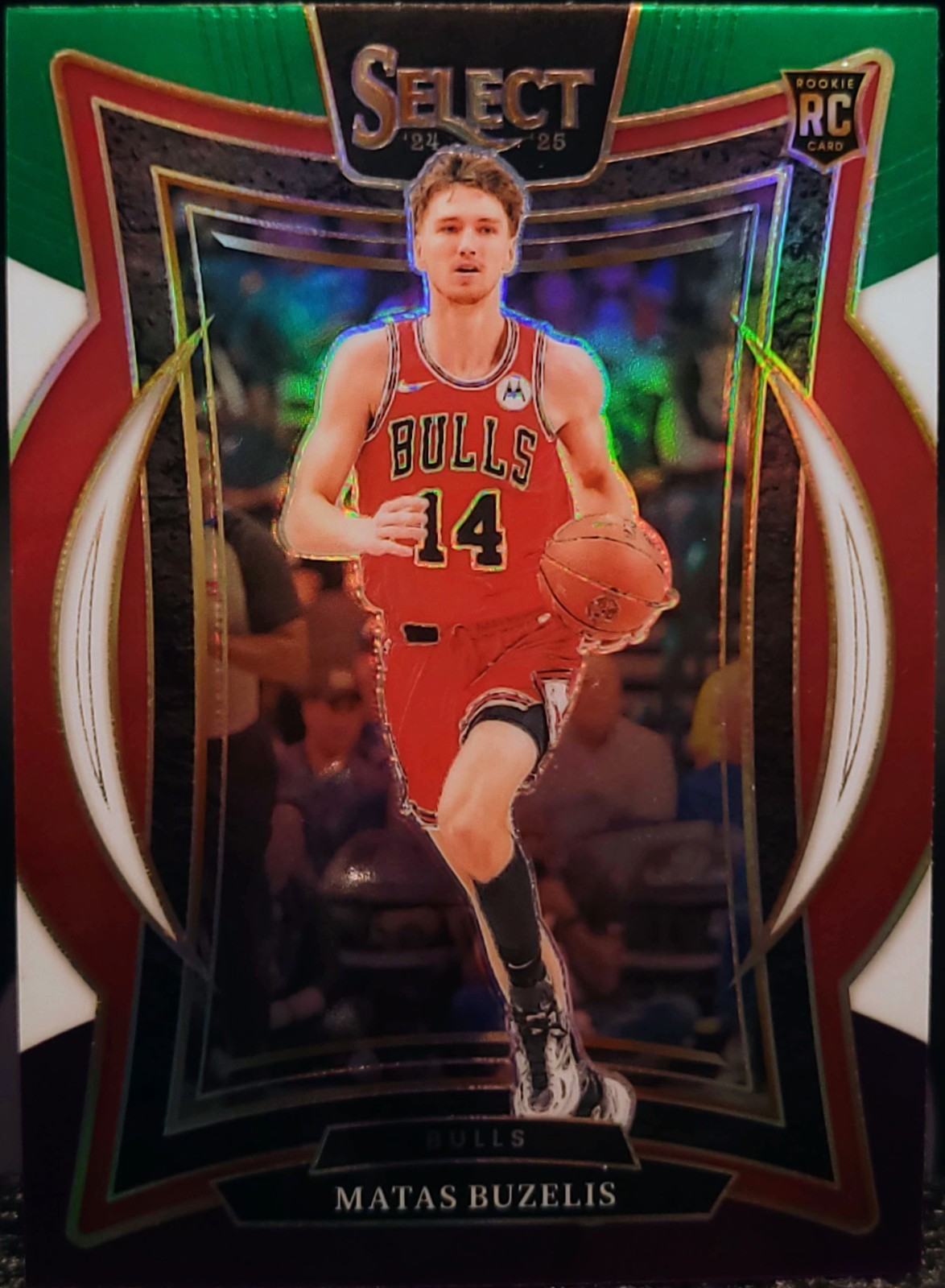 2024-25 Panini Select - Concourse Matas Buzelis #70 Green White Purple (RC)